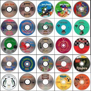25 Vintage CD-ROM Kids Lot #2 (1994-1995)